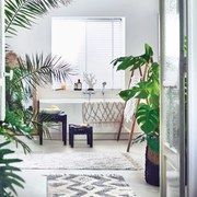 Bavlnená kúpeľňová predložka Rhombus - 90 * 175 cm