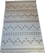 HU Béžový moderný koberec Boho 086-B Rozmer: 60x100 cm