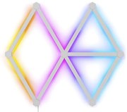 Nanoleaf NL59-K-0002LW-9PK-EU-SADA 9x LED RGBW Stm. lišta LINES 1200-6000K Wi-Fi