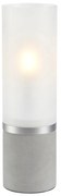Bielo-sivá betónová stolová lampa (výška 30 cm) Molo - Markslöjd