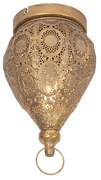 Orientálne stropné svietidlo zlaté 19 cm - Mowgli