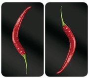 WENKO 2521380100 - Kryt varnej dosky 30x52 cm pestrofarebný/šedý/priehľadný