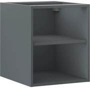 Mexen Box-A, otvorená skrinka s policou 40 cm, grafitová matná, 91AX2-0400-470-0-66