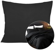 SATÉNOVÁ OBLIEČKA NA VANKÚŠ 04000966 50X60 CM ČIERNA