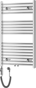 Mexen Ares, elektrické vykurovacie teleso 900 x 600 mm, 300 W, chrómová, W102-0900-600-2300-01