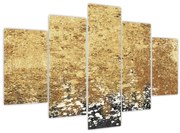 Obraz - Zlatá štruktúra N⁰3 (150x105 cm)