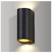 Azzardo AZ2178 - Vonkajšie nástenné svietidlo RIMINI 2xGU10/35W/230V IP54