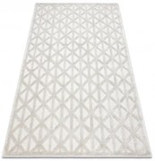 Koberec šnúrkový SANTO SIZAL 58500 Trojuholníky, geometrický béžový