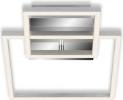 LED Stmievateľné stropné svietidlo LED/12W/230V 3000K matný chróm