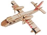 Woodcraft Drevené 3D puzzle Bombardér