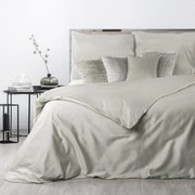 SATÉNOVÉ OBLIEČKY DELIA 160X200 CM 2 KS 70X80 CM BÉŽOVÉ