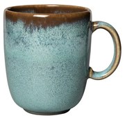 Tyrkysovo-hnedý kameninový hrnček Villeroy &amp; Boch Like Lave, 400 ml