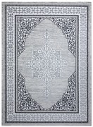 Kusový koberec Gloss 8490 52 Ornament ivory/grey, 80x150, šedá, chodba / predsieň, Dywany Łuszczów