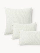 Ľanová obliečka na vankúš s vypraným vzhľadom a's jemnými pruhmi Rinna