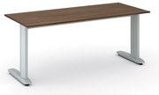 Kancelársky písací stôl PRIMO FLEXIBLE, 180x80 cm, orech