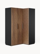 Modulárna rohová šatníková skriňa Simone, Š 165 cm