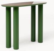 Konzolový stolík so sklenenou doskou Beni