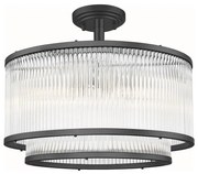 Zuma Line C0528-05H-P7AC - Luster na tyči SERGIO 5xE14/60W/230V čierna