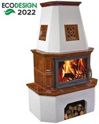 Krbové kachle Koln Goldbrown 9 kW