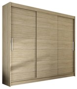 Veľká šatníková skriňa ASTON II dub sonoma šírka 250 cm