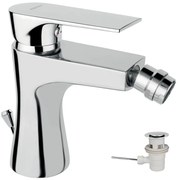 Ferro Algeo Square, bidetová batéria s odpadovou súpravou, chrómová, 82011,0