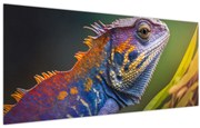 Obraz - Sfarbený leguán (120x50 cm)