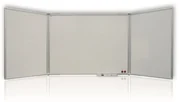 Magnetická rozkladacia tabuľa 120/240 x 90 cm, biela