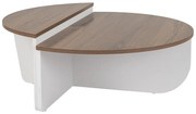 Konferenčný stolík Orion Walnut White