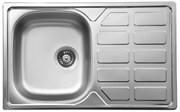 Deante Soul, nerezový drez na dosku 1-komorový Z/O 780x490x160 3,5" + sifón, vzor satyna, ZEO_0113