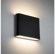 LED Vonkajšie nástenné svietidlo ARWENA 2xLED/3W/230V IP54 čierna