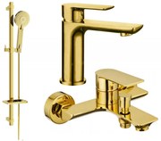 Mexen Alfa DQ40 vaňová súprava, zlatá - 745703DQ40-50