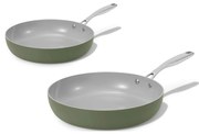 Elmich Základná sada keramických panvíc Vital 2 ks, olivovo zelená