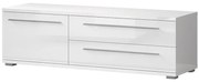 TV stolík Piano TV150-1K2F/PN-70/KA/70 lakované crystal white