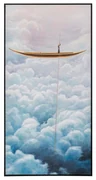 Cloud Boat obraz mix 60x120 cm
