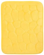 Protišmyková kúpeľňová predložka 3D 0133 yellow, 50x80, žltá, kúpeľňa, BO-MA