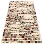 Koberec KILIM 7950/52933 geometrický sivý / béžový