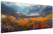 Obraz - Maľovaná horská krajina II. (120x50 cm)