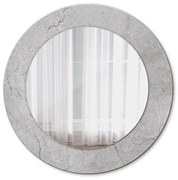Šedý cement Okrúhle zrkadlo s motívom