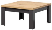 Konferenčný stolík  BRW Hesen LAW/4/8 (grafit + dub artisan). Vlastná spoľahlivá doprava až k Vám domov. 1062497