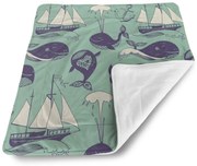 Sablio Deka pre bábätko Veľryby - 80x100 cm