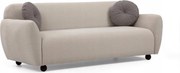 Pohovka trojsedačka Edoletta (krémová)