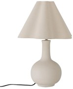Krémová stolová lampa s textilným tienidlom (výška 60 cm) Heide – Bloomingville
