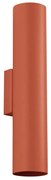 Nástenné svietidlo Lagos, 1x oranžové kovové tienidlo