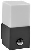 Ledvance - Vonkajšie nástenné svietidlo so senzorom FIGO SQUARE 1xE27/20W/230V P227450