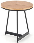 Konferenčný stolík Karida-s prírodné/čierna 45