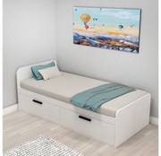 Jednolôžková posteľ 90 cm Newslet (biela). Vlastná spoľahlivá doprava až k Vám domov. 1107684