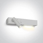 Moderné svietidlo ONE LIGHT nástenné svietidlo  65146/W/W