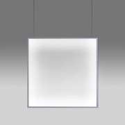 Artemide Discovery Space Square 90x90 cm, hliník, Led, Bluetooth, stmievateľ