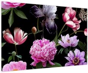 Obraz - Ilustrácie kvetov (90x60 cm)