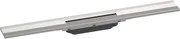 Hansgrohe RainDrain Flex, vrchná sada sprchového žľabu 700, skracovateľný, pre inštaláciu ku stene, kartáčovaná nerezová oceľ, HAN-56050800